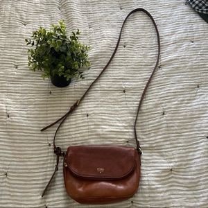 Fossil crossbody flap bag